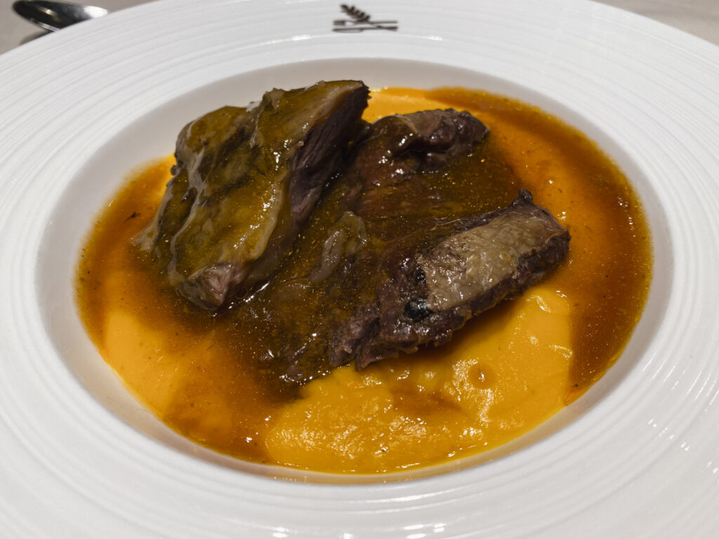 Piatto senza glutine servito al ristorante dell’Hotel Villa Madonna a Siusi